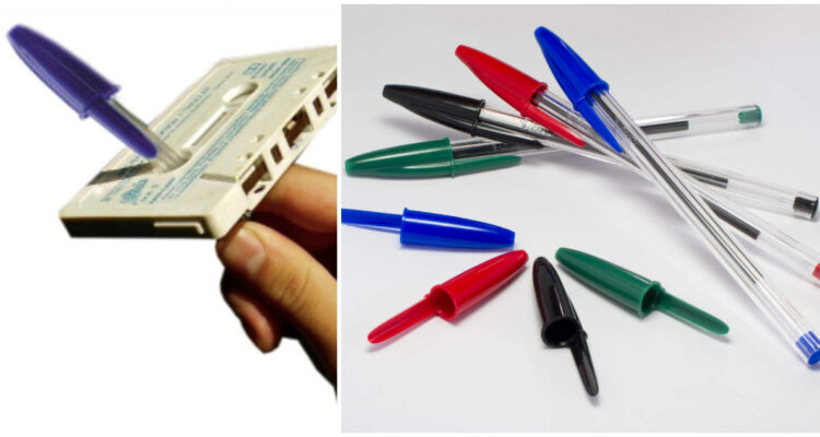 Desde rebobinar cassettes hasta cómplice de torpedos y votos: Los secretos detrás del lápiz BIC