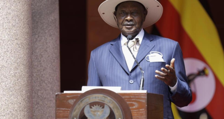 El presidente ugandés Yoweri Museveni