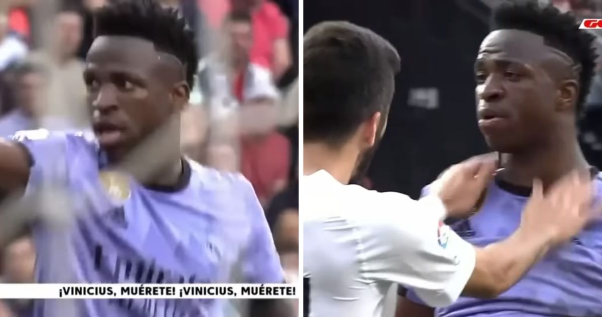 Vinicius la pasó muy mal en la visita del Real Madrid a Valencia.