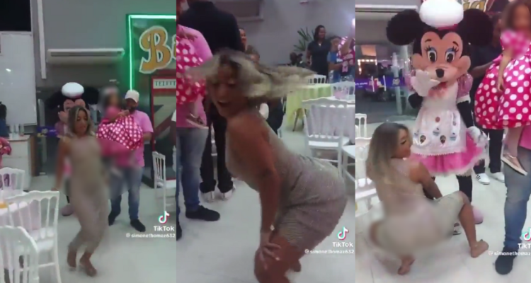 Mamá criticada por hacer twerk en cumpleaños de su hija