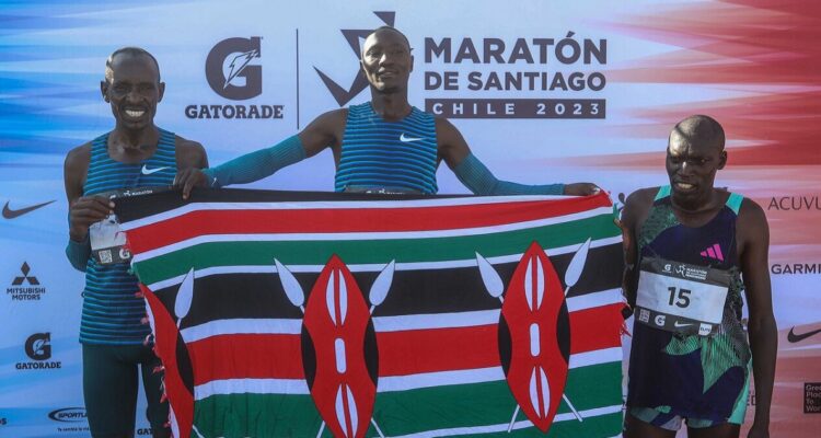 Kenianos arrasaron en la Gran Maratón de Santiago