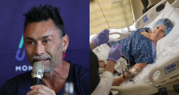 Marcelo Ríos (izquierda) y su exniñera Alba Estrada (derecha)