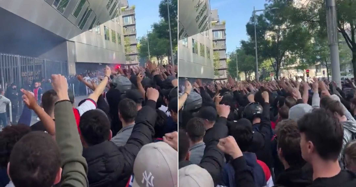 Los fuertes cánticos en contra de Lionel Messi.