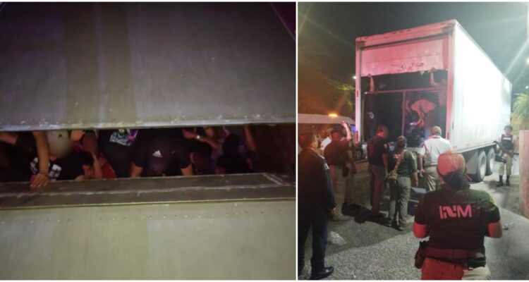 Migrantes viajaban hacinados desde México a EEUU