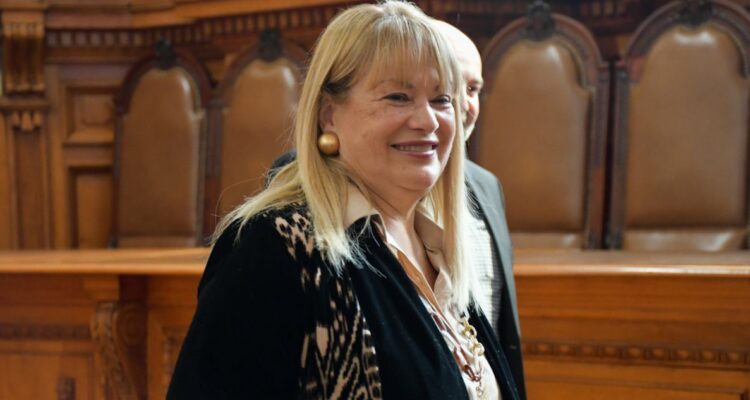 Ángela Vivanco, ministra vocera de la Corte Suprema.