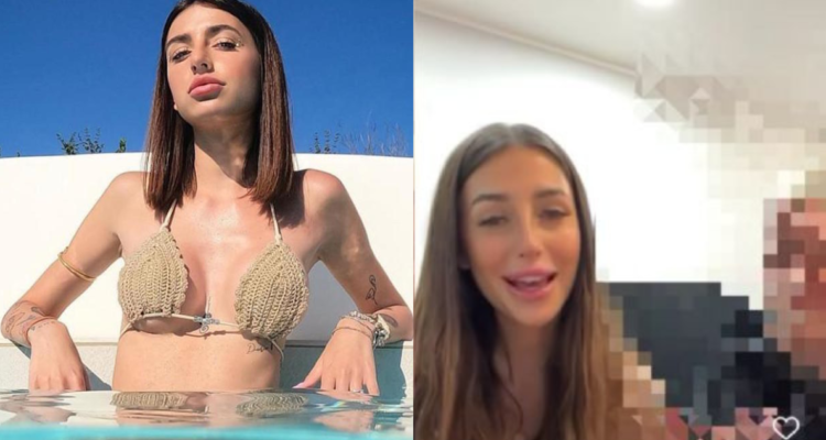 Michelle Comi grabó con menor de edad