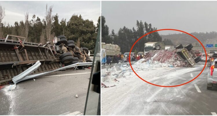 Conductor muere tras volcamiento en La Ligua