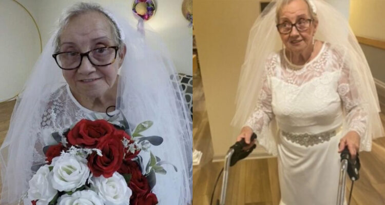 Mujer de 77 años se casó con ella misma