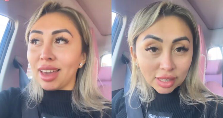 La influencer Naya Fácil hablando de cómo pagó sus impuestos.