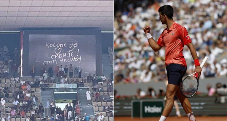 Novak Djokovic y su mensaje por Kosovo en Roland Garros