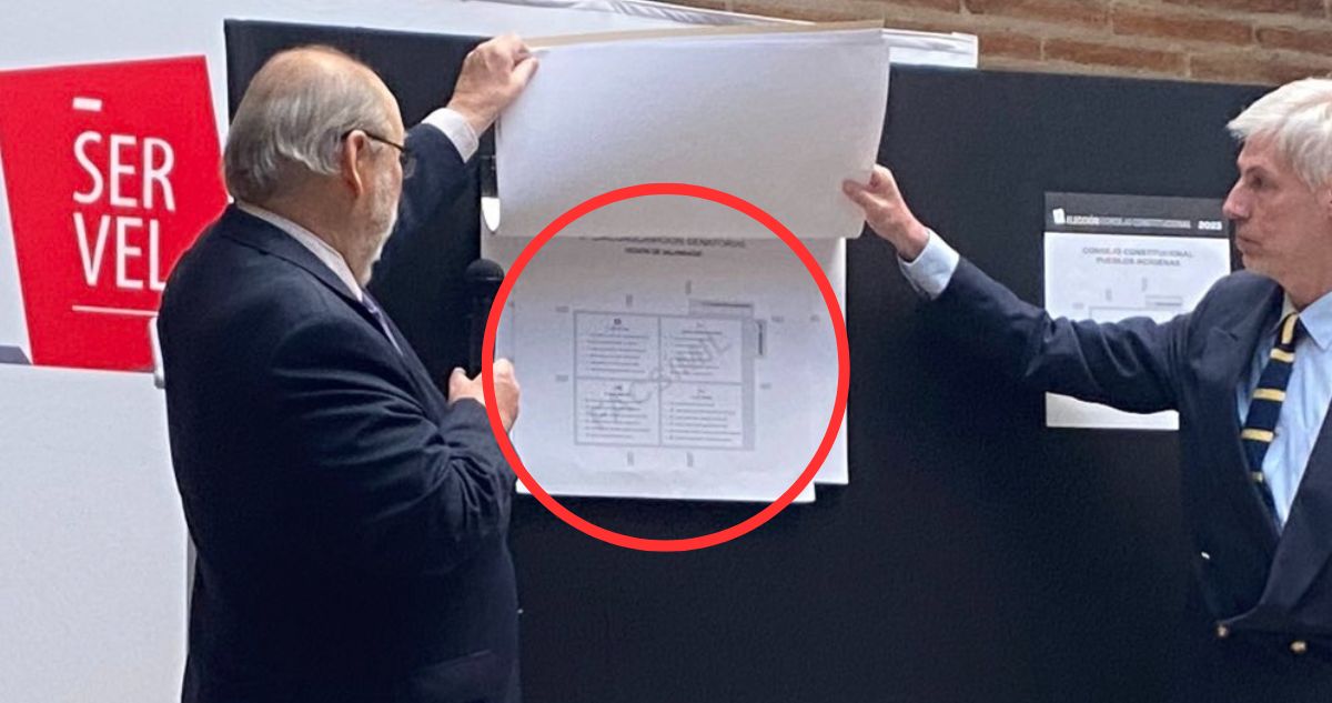 El Servicio Electoral (Servel) presentó las papeletas para las elecciones de consejeros constitucionales de este domingo 7 de mayo.