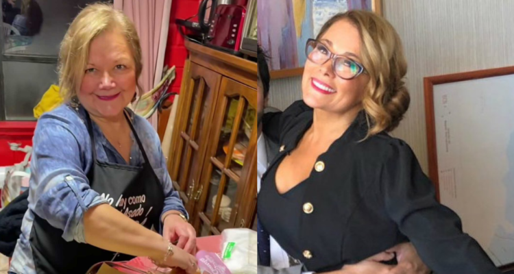 Señora parecida a Cathy Barriga