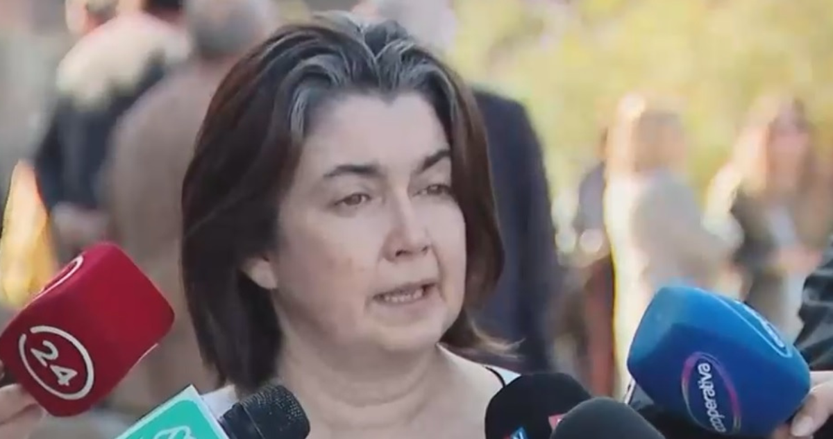 Paulina Urrutia despide a Augusto Góngora