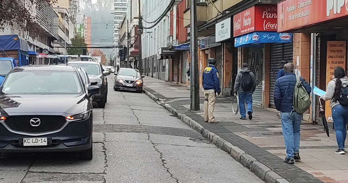 PDI allana domicilios durante operativo en Concepción: vecinos denuncias prostitución y drogas