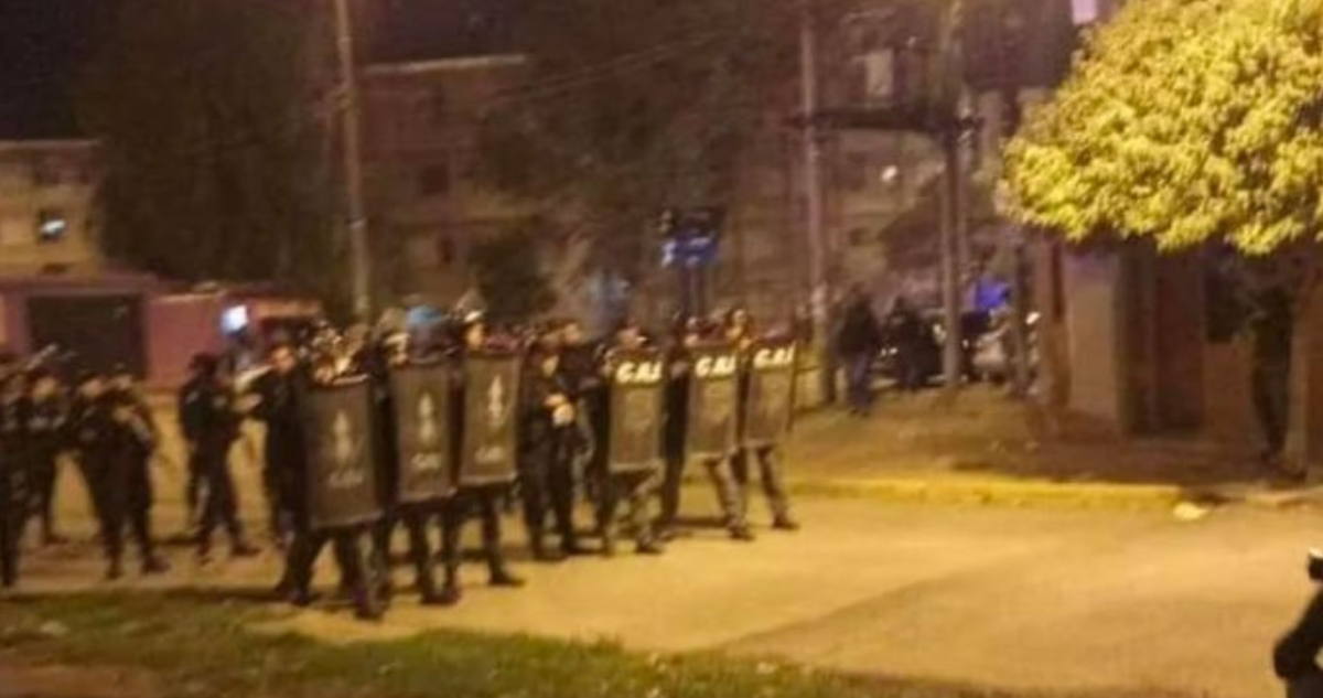 Pelea callejera en Argentina