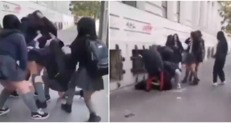 Pelea de estudiantes liceo de niñas concepción