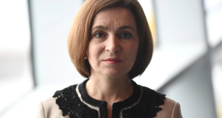 La presidenta de Moldavia, Maia Sandu