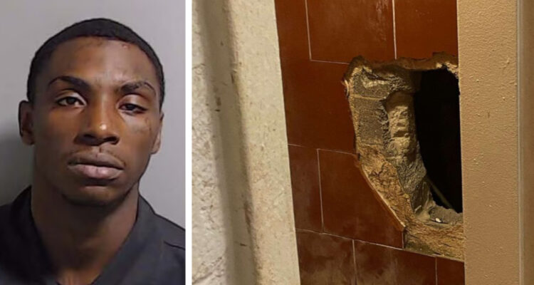 Preso hace túnel en una pared para entrar a celda de otro reo