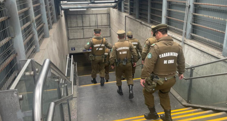 Procedimiento y persecución por robo en local comercial en Viña del Mar