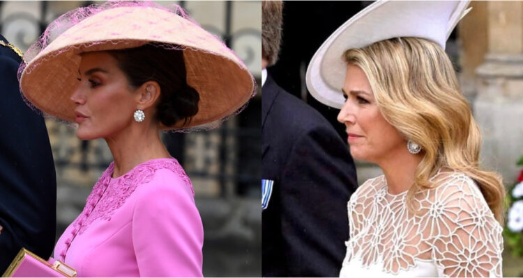 Reinas Letizia y Máxima se lucen en coronación del Rey Carlos III