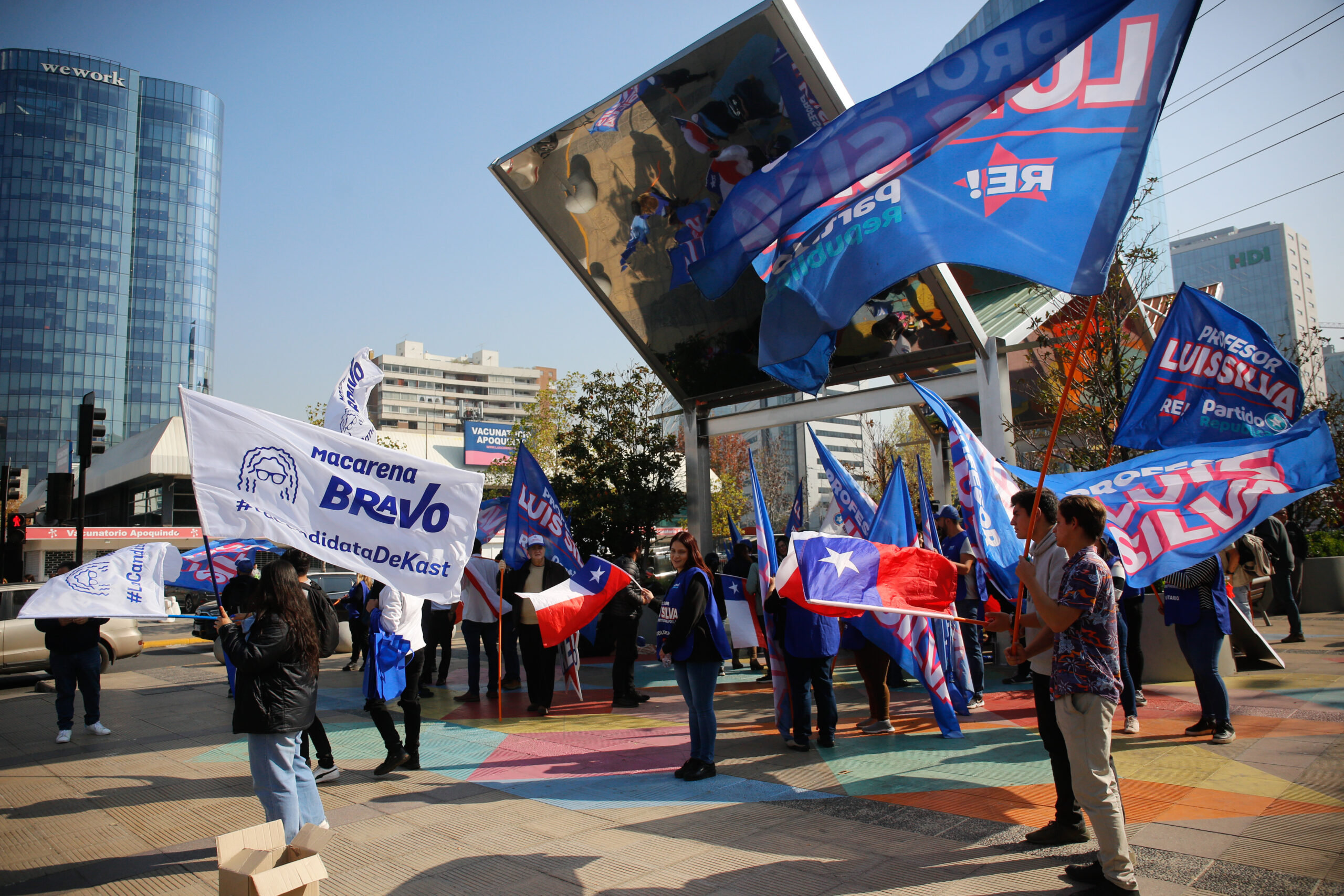 Cierre de campaña de Republicanos en Santiago