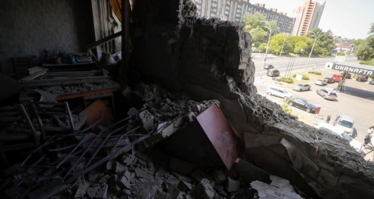 Rusia lanza el mayor ataque con drones en Kiev desde el inicio de la guerra