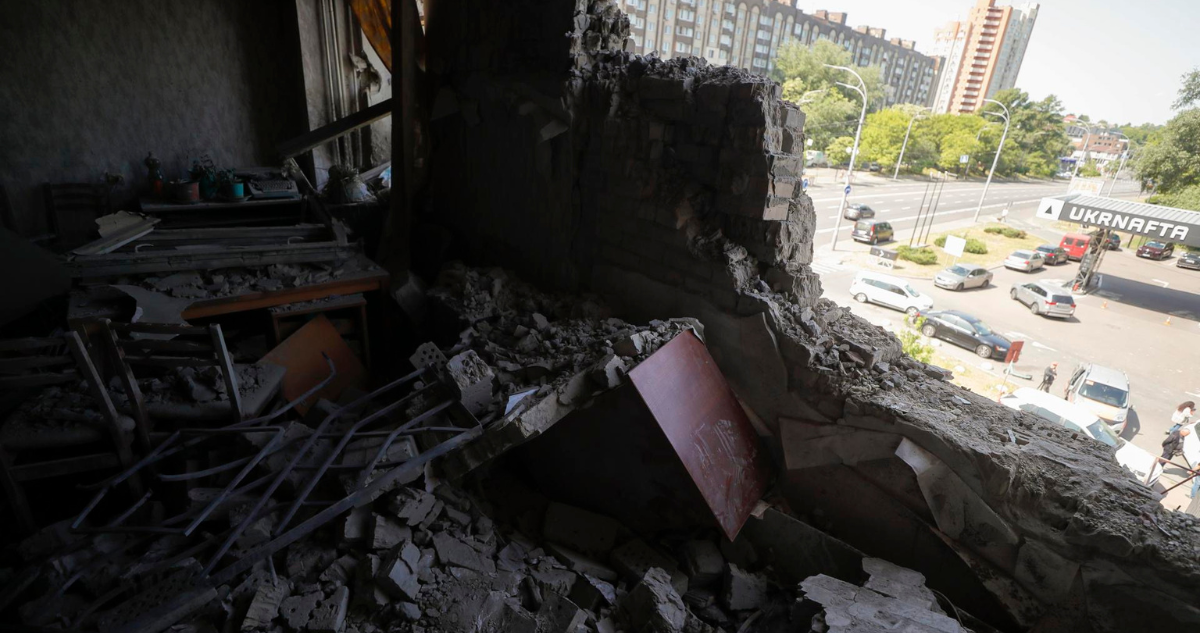 Rusia lanza el mayor ataque con drones en Kiev desde el inicio de la guerra