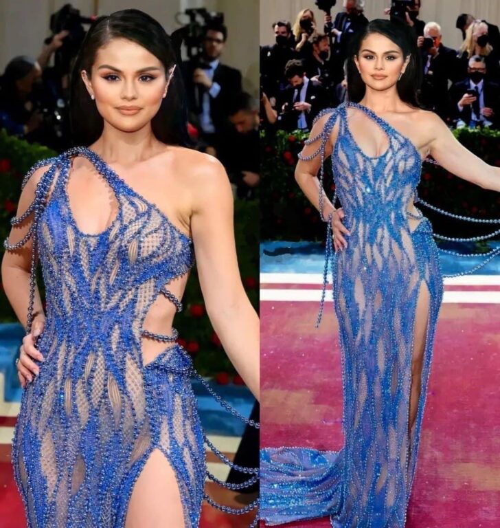 Selena Gómez se luce con revelador vestido en MET Gala a la que no fue