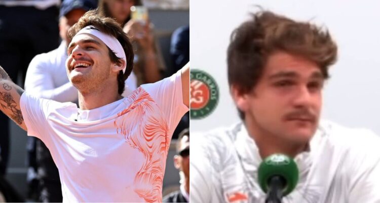 Seyboth Wild y un tenso momento con un periodista en Roland Garros