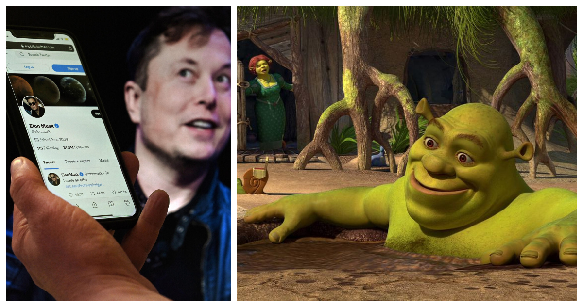 Elon Musk, Twitter, y Shrek 2.