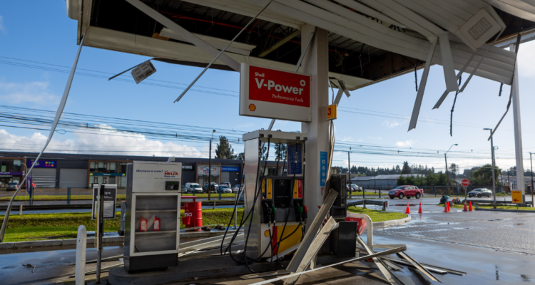 sistema frontal Los Lagos