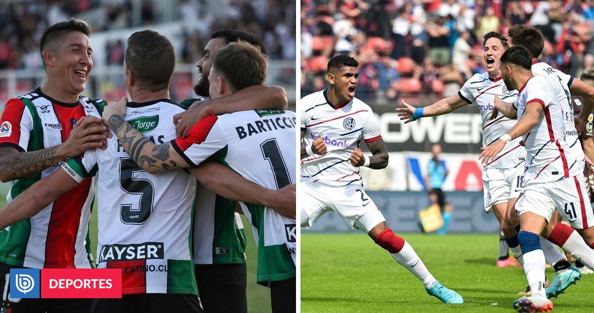 Palestino y San Lorenzo se enfrentan por Copa Sudamericana