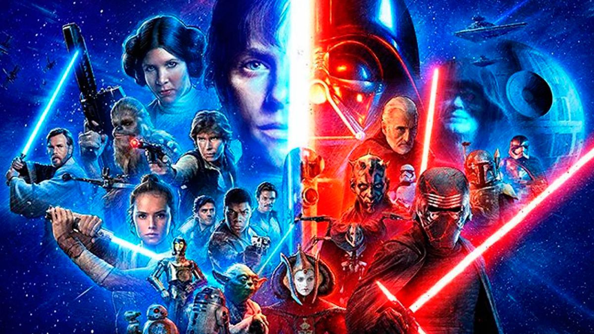 La saga de Star Wars la componen 9 películas