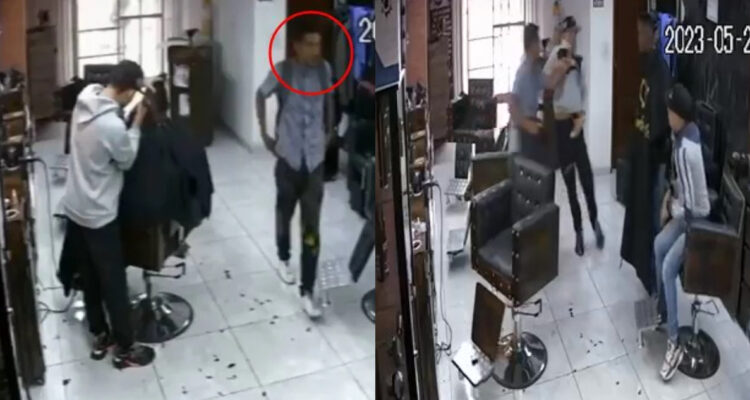 Sujetos roban dinero y utensilios de una barbería en Colombia