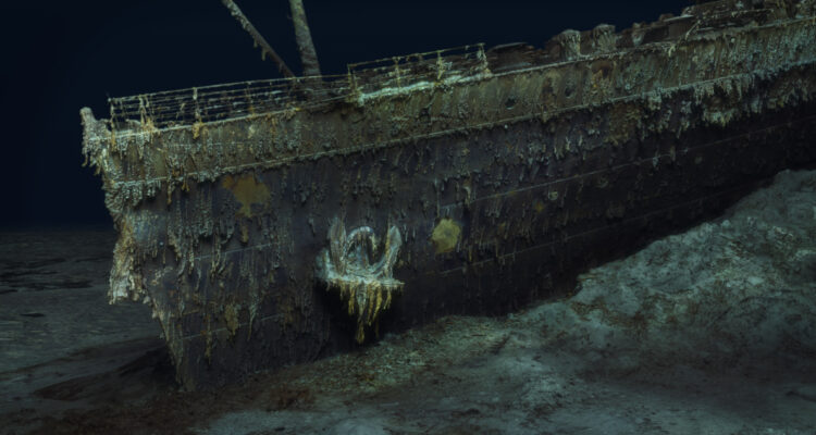 El modelo 3D del Titanic, en las profundidades gracias a un escaneo