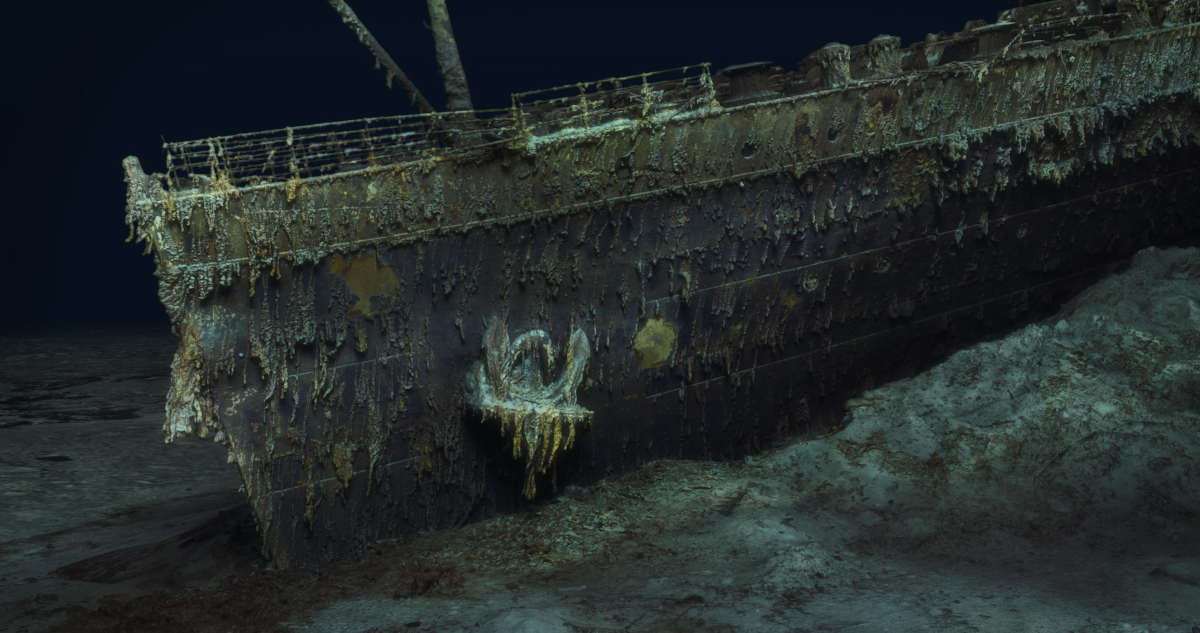El modelo 3D del Titanic, en las profundidades gracias a un escaneo