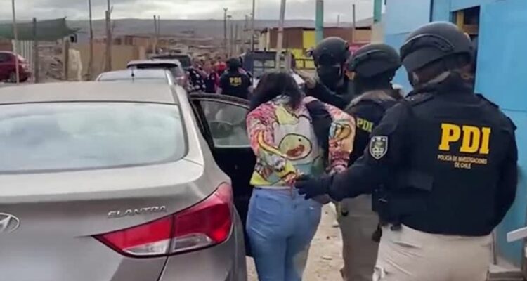 Decretan prisión preventiva para “La China”, líder de brazo operativo del Tren de Aragua en Arica