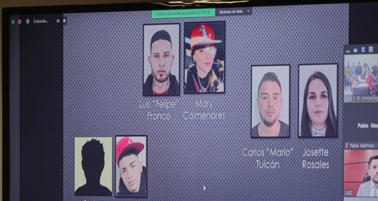 Organigrama de la célula del Tren de Aragua que operaba en Concepción