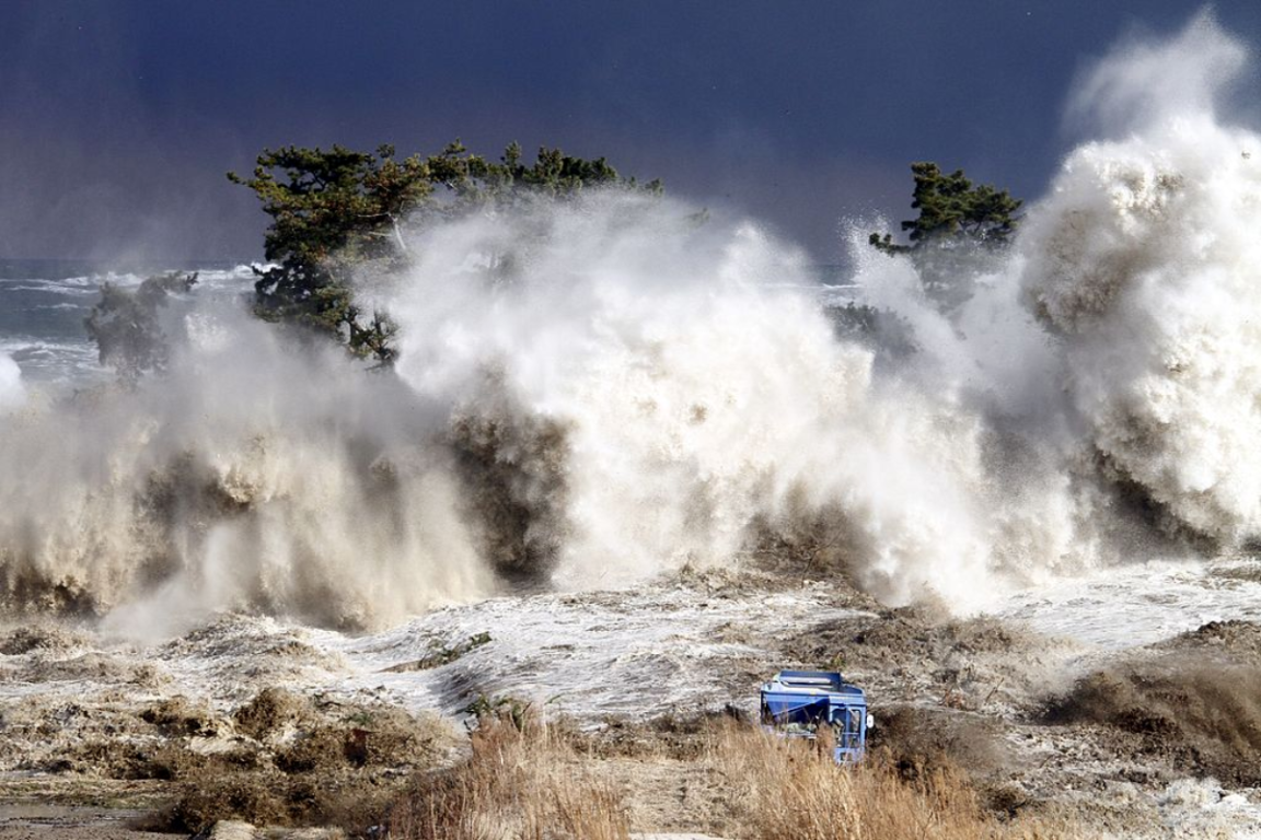 La destrucción causada por el tsunami en Japón tras el terremoto de 9.1 grados