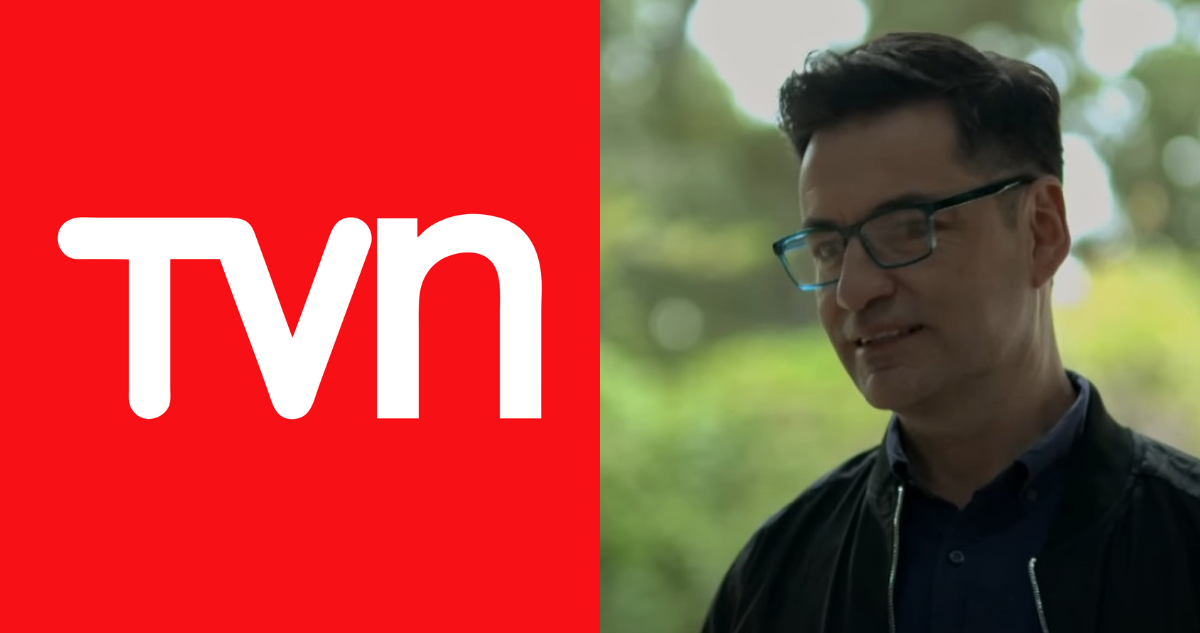 Logo de TVN (izquierda) y captura de la serie Alma Negra (derecha)