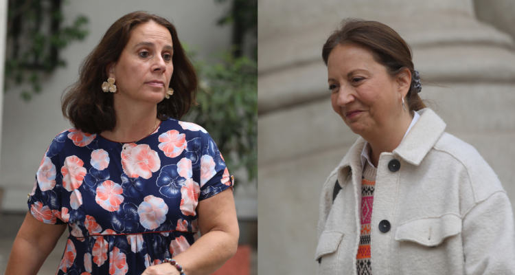 Excanciller Urrejola y Natalia Piergentili