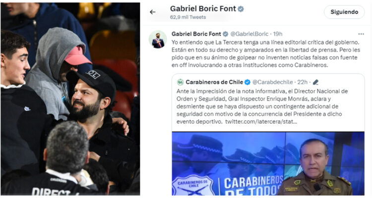 Ministra Vallejo defiende tuiteo del presidente Boric contra La Tercera donde acusó “noticias falsas”