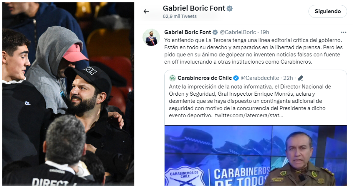 Ministra Vallejo defiende tuiteo del presidente Boric contra La Tercera donde acusó “noticias falsas”