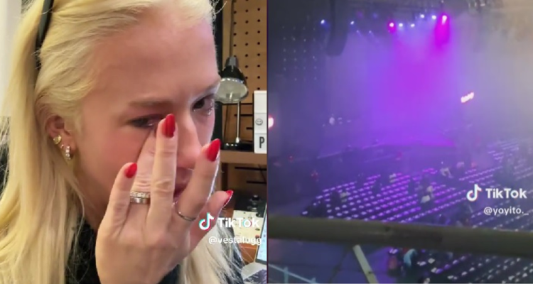 Vesta Lugg llanto por show