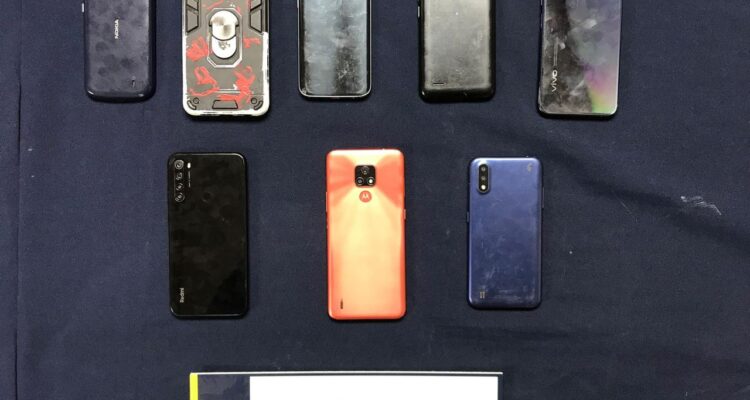 celulares incautados