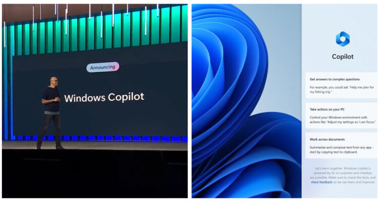 El momento en que Microsoft anunció Windows Copilot.