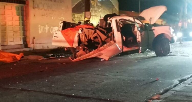 El conductor de la camioneta estaba en estado de ebriedad