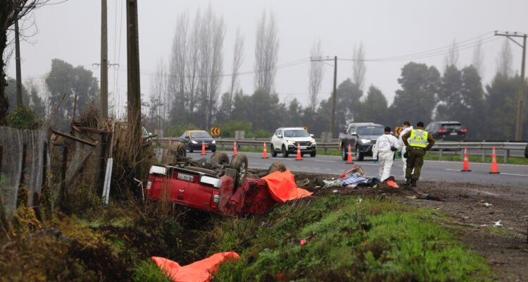 Al menos 8 muertos deja accidente en la Ruta 5 a la altura de San Javier