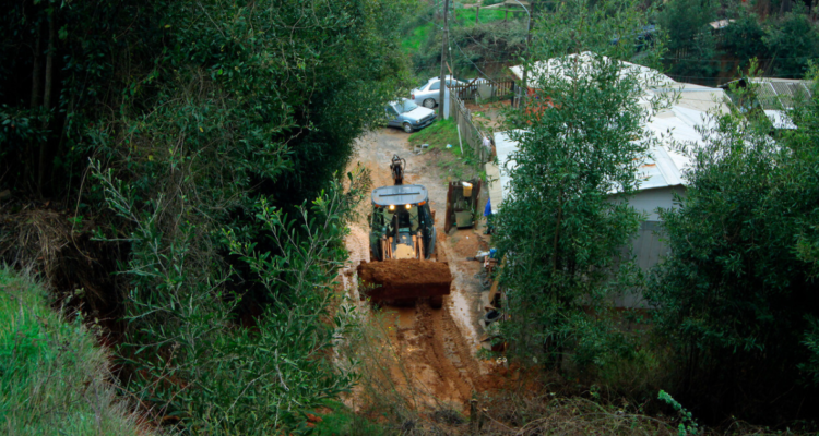 Advierten riesgo de aluviones y derrumbes por sistema frontal en Región del Bío Bío