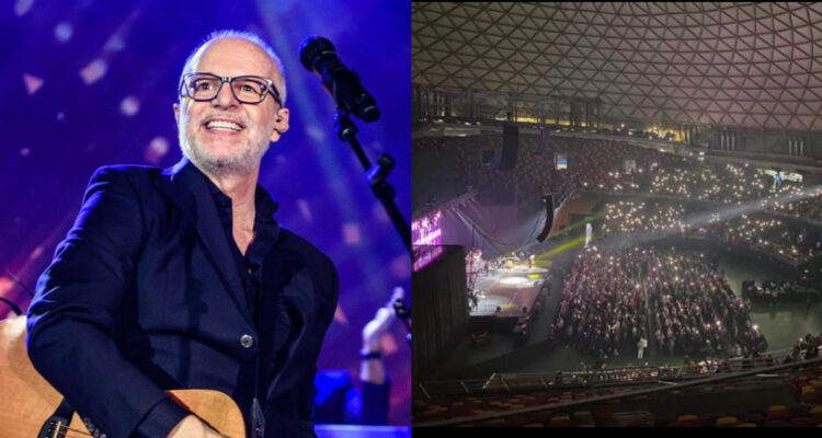 Alberto Plaza aclara foto falsa de su concierto en el Movistar Arena: “Yo la retuiteé”